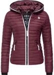 Leichte Steppjacke mit Kapuze "Kimuk Prc" Weinrot XL