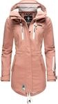 &Uuml;bergang Softshell-Mantel mit Kapuze "Zimtzicke" Terracotta XXXL