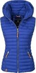 Leichte Steppweste mit abnehmbarer Kapuze "Shadaa" Blau XS