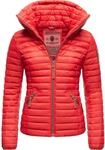 Leichte Steppjacke mit Kapuze "L&ouml;wenbaby" Rot M