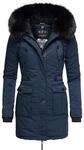 Winterparka mit abnehmbarem Kunstfell "Luluna Prc" Blau S