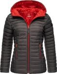 Leichte Steppjacke mit Kapuze "Asraa" Anthracite XS