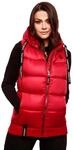 Warme Steppweste mit Kapuze "Kassidy" Red S