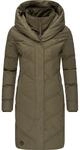 Langer Winter Steppmantel "Natalka II Intl." Olive M