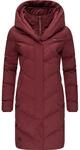 Langer Winter Steppmantel "Natalka II Intl." Wine Red L