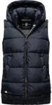 Warme Steppweste mit abnehmbarer Kapuze "Zarinaa" Navy M