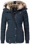 Winter Steppjacke mit Kapuze "Nekoo" Blau XS