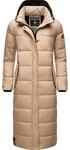 Langer Winter Steppmantel "Isalie" Taupe L