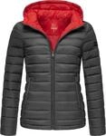 Leichte Steppjacke mit Kapuze "Lucy" Anthrazit XL