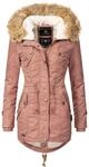 Langer Winterparka mit Kapuze "La Viva" Terracotta XXL
