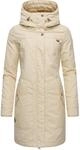 Langer Winterparka mit Kapuze "Jannisa" Beige XS