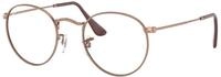 Ray - Ban Unisex Ray - Ban RX3447V ROUND METAL 3094 Optische Fassungen Metall Gold