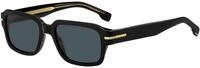 Hugo Boss Herren Hugo Boss BOSS 1596/S 807/A9 Sonnenbrillen Plastik Schwarz Grau