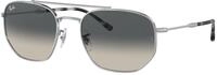 Ray - Ban Unisex Ray - Ban RB3707 003/71 Sonnenbrillen Metall Silber Grau...