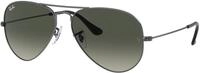 Ray - Ban Unisex Ray - Ban RB3025 AVIATOR 004/71 Sonnenbrillen Metall Grau Grau Pilot