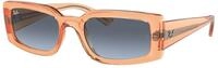 Ray - Ban Unisex Ray - Ban RB4395 KILIANE 66868F Sonnenbrillen Acetat Orange Blau