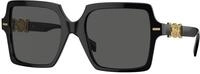 Versace Damen Versace VE4441 GB1/87 Sonnenbrillen Acetat Schwarz Grau Quadratisch