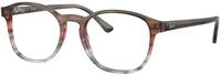 Ray - Ban Unisex Ray - Ban RX5417 8251 Optische Fassungen Acetat Braun Transparent