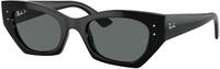 Ray - Ban Unisex Ray - Ban RB4430 ZENA 667781 Sonnenbrillen Injiziert Schwarz Grau
