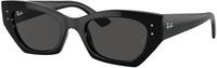 Ray - Ban Unisex Ray - Ban RB4430 ZENA 667787 Sonnenbrillen Injiziert Schwarz Grau