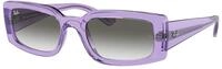 Ray - Ban Unisex Ray - Ban RB4395 KILIANE 66858E Sonnenbrillen Acetat Violett Grau