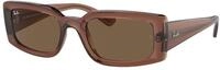 Ray - Ban Unisex Ray - Ban RB4395 KILIANE 667873 Sonnenbrillen Acetat Braun Braun