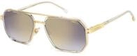 Carrera Herren Carrera CARRERA 1069/S REJ/FQ Sonnenbrillen Stahl Kristall Grau/Gold