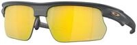 Oakley Unisex Oakley OO9400 BISPHAERA 940012 Sonnenbrillen O_matter Grau Gold