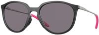 Oakley Damen Oakley OO9288 SIELO 928801 Sonnenbrillen O_matter Schwarz Grau Rund