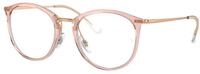 Ray - Ban Damen Ray - Ban RX7140 8335 Optische Fassungen Injiziert Rosa Pantos