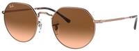 Ray - Ban Unisex Ray - Ban RB3565 JACK 9035A5 Sonnenbrillen Metall Bronze Rosa