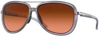 Oakley Damen Oakley OO4129 SPLIT TIME 412926 Sonnenbrillen Metall Violett Braun Rund