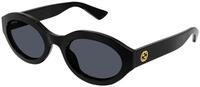 Gucci Damen Gucci GG1579S 001 Sonnenbrillen Injiziert Schwarz Grau Geometrisch
