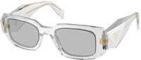 Prada Damen Prada PR 17WS 12R30B Sonnenbrillen Acetat Grau Grau Quadratisch Normal