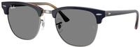Ray - Ban Unisex Ray - Ban RB3016 CLUBMASTER 1278B1 Sonnenbrillen Acetat Grau Grau