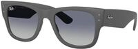 Ray - Ban Unisex Ray - Ban RB4840S 60174L Sonnenbrillen Sp&auml;hen Grau Quadratisch