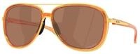 Oakley Damen Oakley OO4129 SPLIT TIME 412928 Sonnenbrillen Metall Orange Braun Rund