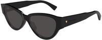 Bottega Veneta Damen Bottega Veneta BV1319S 001 Sonnenbrillen Acetat Schwarz Grau Cat