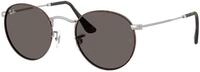 Ray - Ban Herren Ray - Ban RB3447 ROUND METAL 9277B1 Sonnenbrillen Metall Havanna