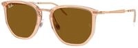 Ray - Ban Unisex Ray - Ban RB4451 680133 Sonnenbrillen Nylon Braun Braun Geometrisch