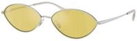 Ray - Ban Unisex Ray - Ban RB3757 KAI 003/6D Sonnenbrillen Metall Silber Gelb Rund