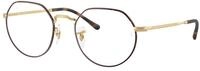 Ray - Ban Unisex Ray - Ban RX6465 JACK 3188 Optische Fassungen Metall Havanna