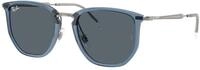 Ray - Ban Unisex Ray - Ban RB4451 6803R5 Sonnenbrillen Nylon Blau Blau Geometrisch