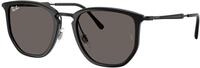 Ray - Ban Unisex Ray - Ban RB4451 601/B1 Sonnenbrillen Nylon Schwarz Grau Geometrisch