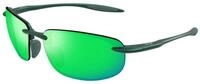 Maui Jim Unisex Maui Jim MJ0676S 004 Sonnenbrillen Injiziert Gr&uuml;n Gr&uuml;n Quadratisch