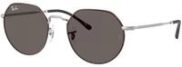 Ray - Ban Unisex Ray - Ban RB3565 JACK 9277B1 Sonnenbrillen Metall Havanna Grau