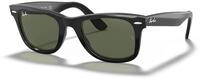 Ray - Ban Unisex Ray - Ban RB2140 WAYFARER 901 Sonnenbrillen Acetat Schwarz Gr&uuml;n G15
