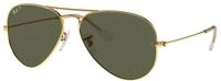 Ray - Ban Unisex Ray - Ban RB3025 AVIATOR 001/58 Sonnenbrillen Metall Gold Gr&uuml;n G15