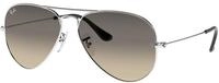Ray - Ban Unisex Ray - Ban RB3025 AVIATOR 003/32 Sonnenbrillen Metall Silber Grau