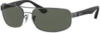 Ray - Ban Herren Ray - Ban RB3445 RB3445 004 Sonnenbrillen Stahl Grau G15 Quadratisch